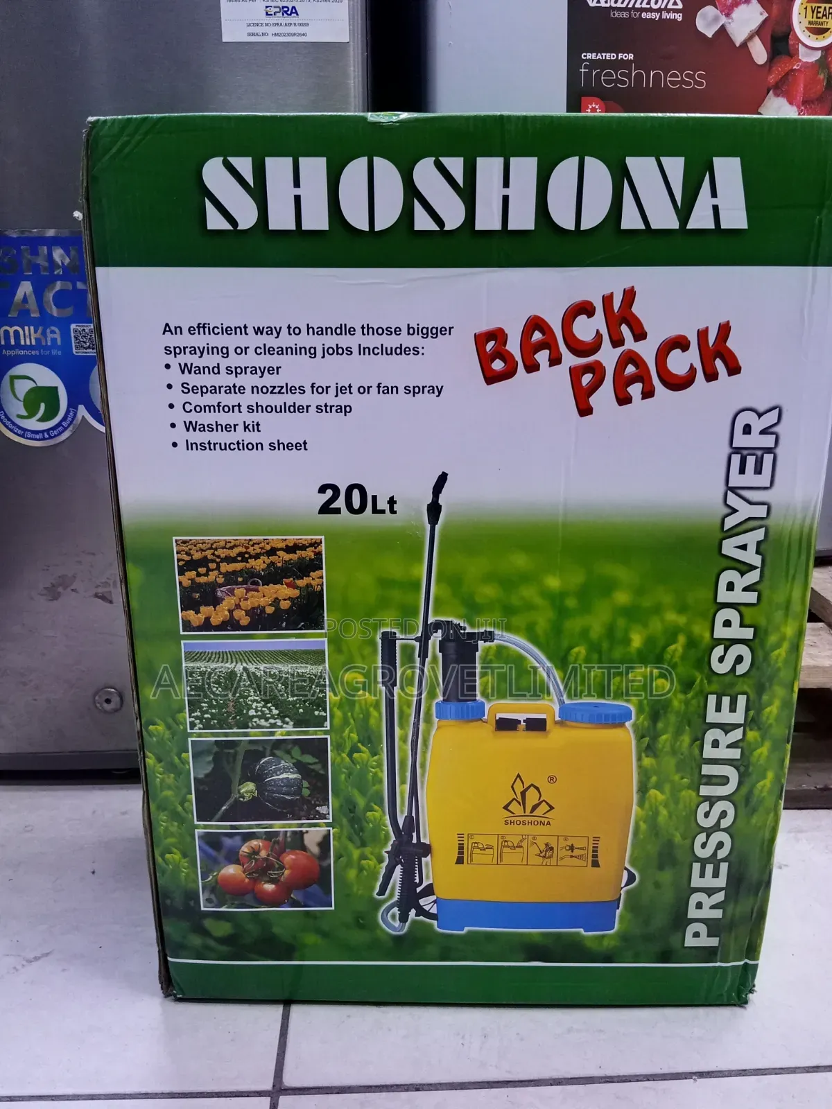 Knapsack Sprayer Shoshona 20litres