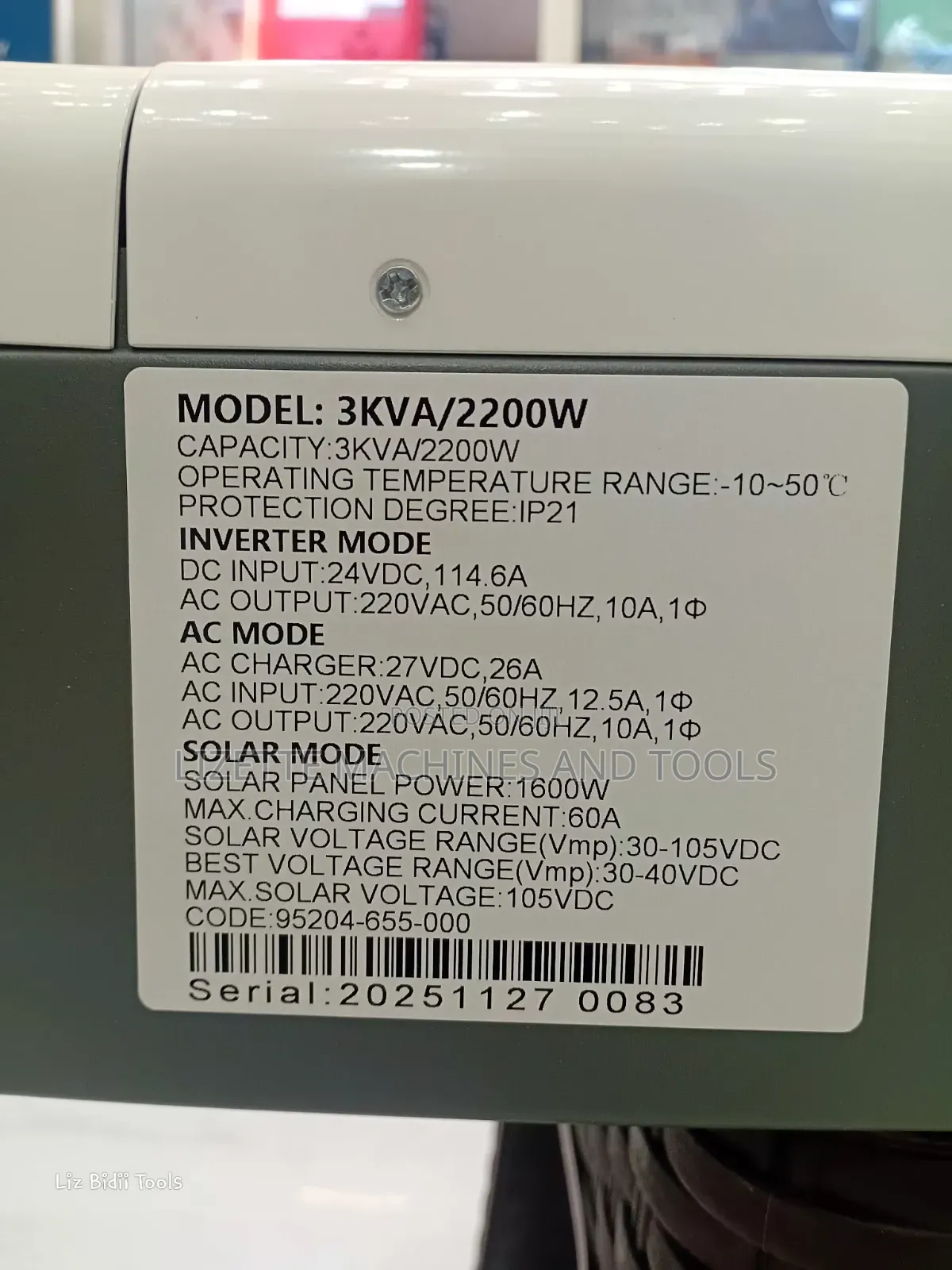 Solar Nyumbani 3kva Hybrid Solar Inverter