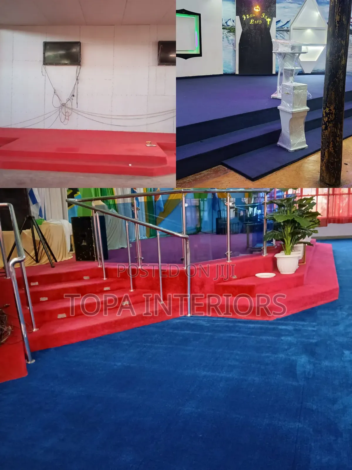 Countrywide Supply and Installation of Church Altar Carpets