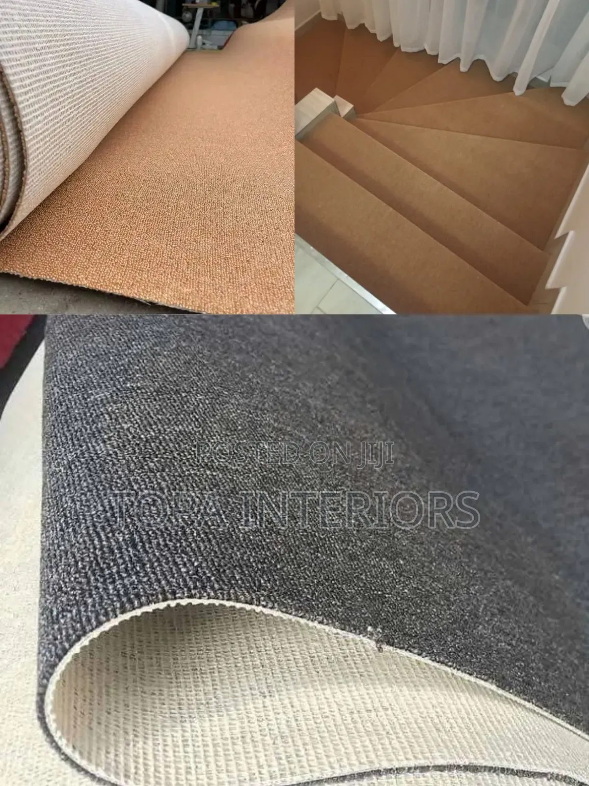BROwn Delta Living Room Insulation Wall to Wall Floor Carpets