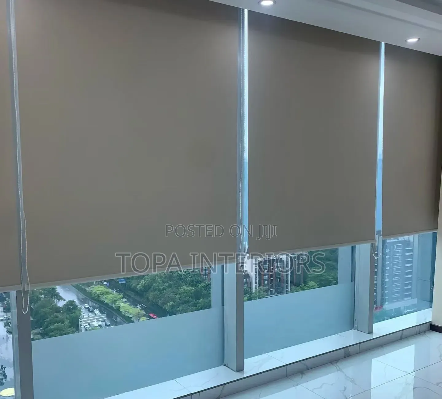 Blackout Office Roller Window Blinds