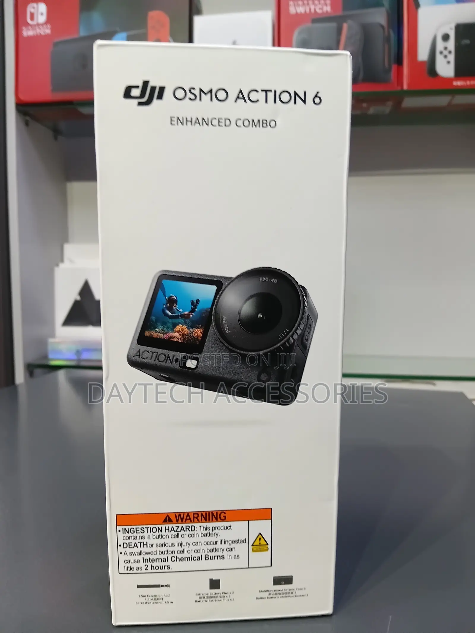 This Is a DJI Osmo Action 6 Enhanced Combo Camera.
