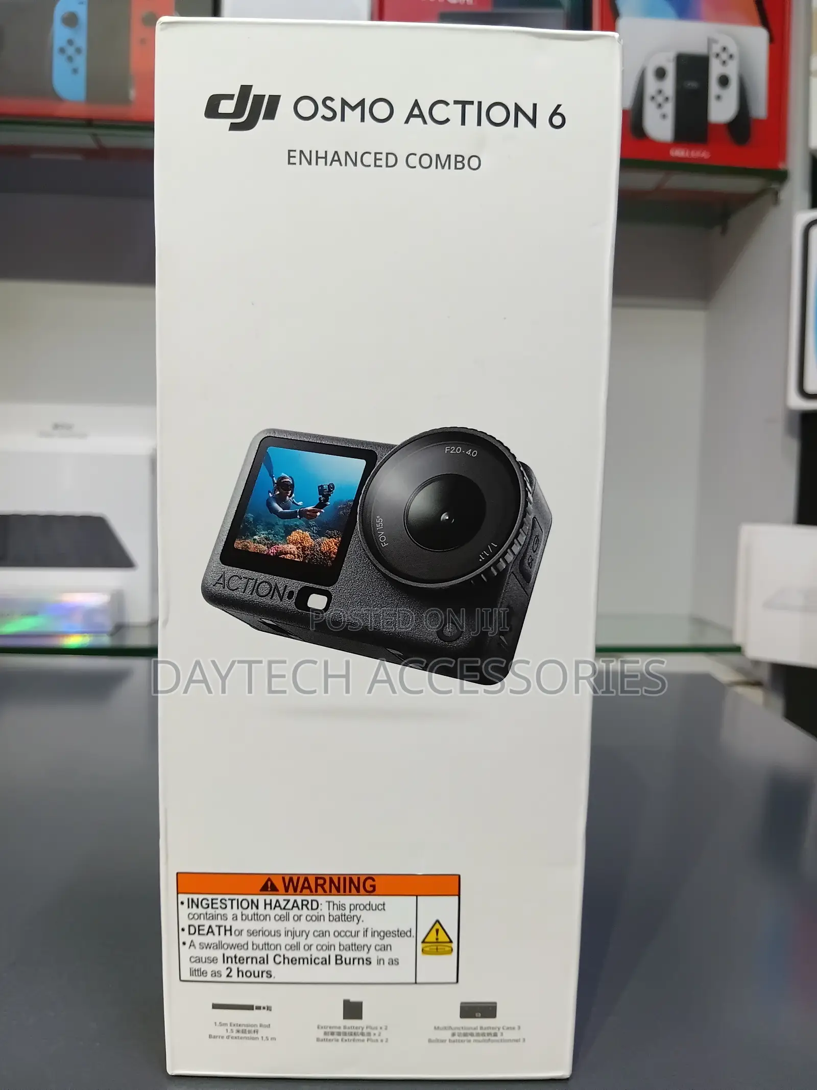 This Is a DJI Osmo Action 6 Enhanced Combo Camera.