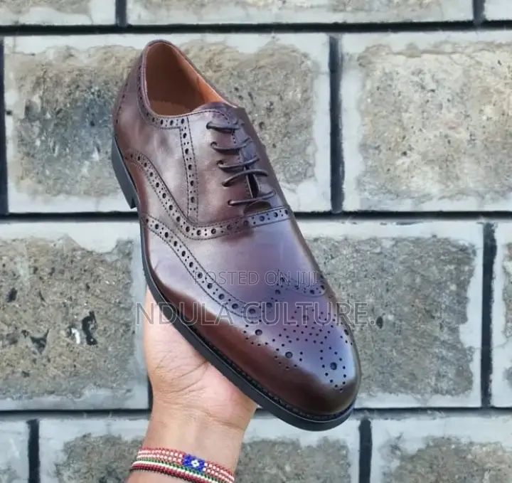 Hugh Quality Billionaire-Wingtip Oxford Shoes
