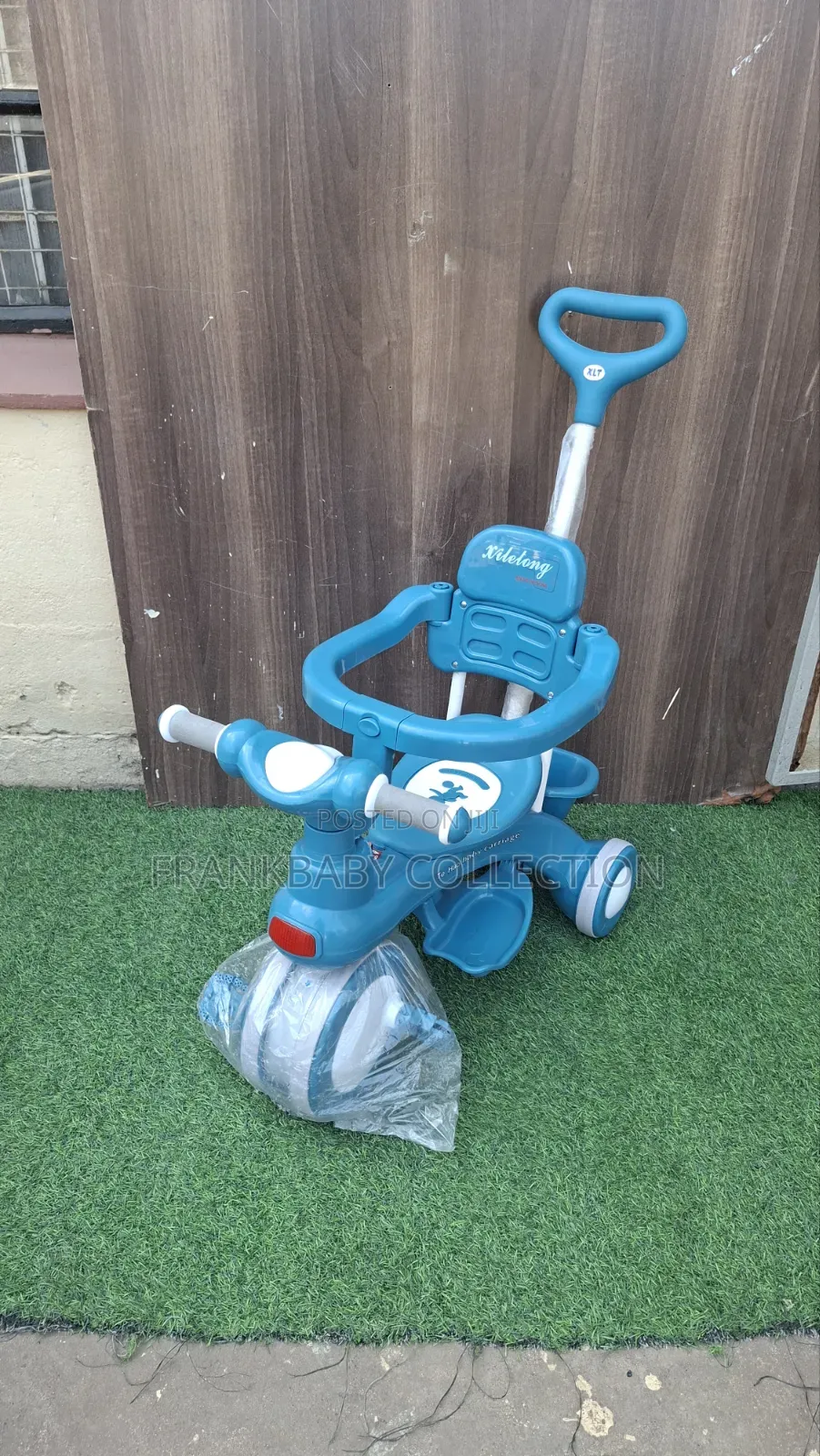 Kids Ride-on Tricycle With Parent Control Handle