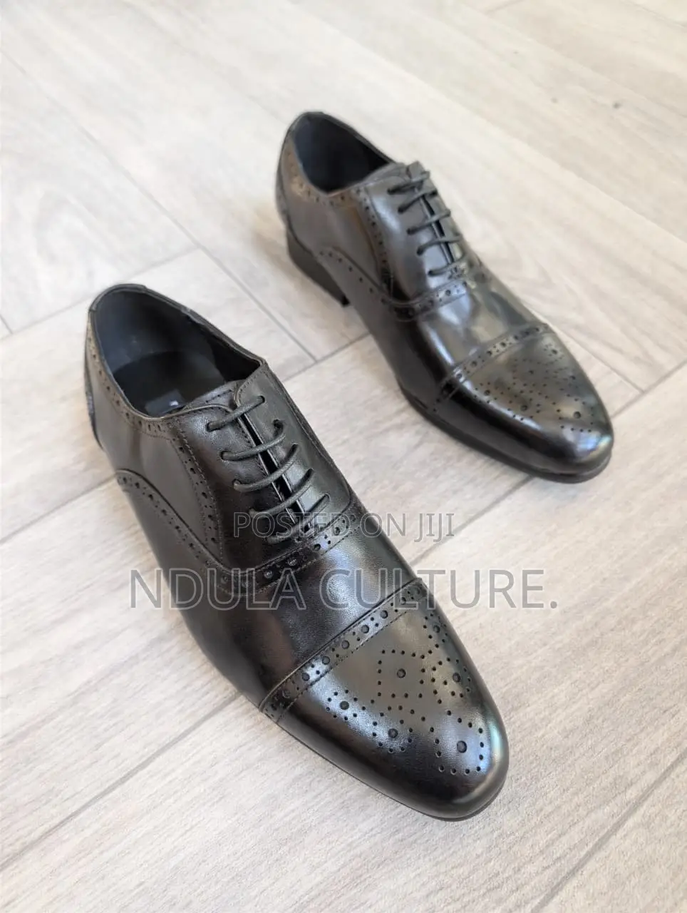Billionaire Brand Leather Oxford Shoes