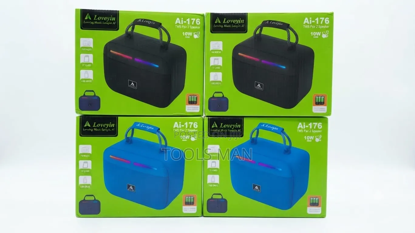 Loveyin Ai-176 Portable 10W Bluetooth Speaker With RGB Light