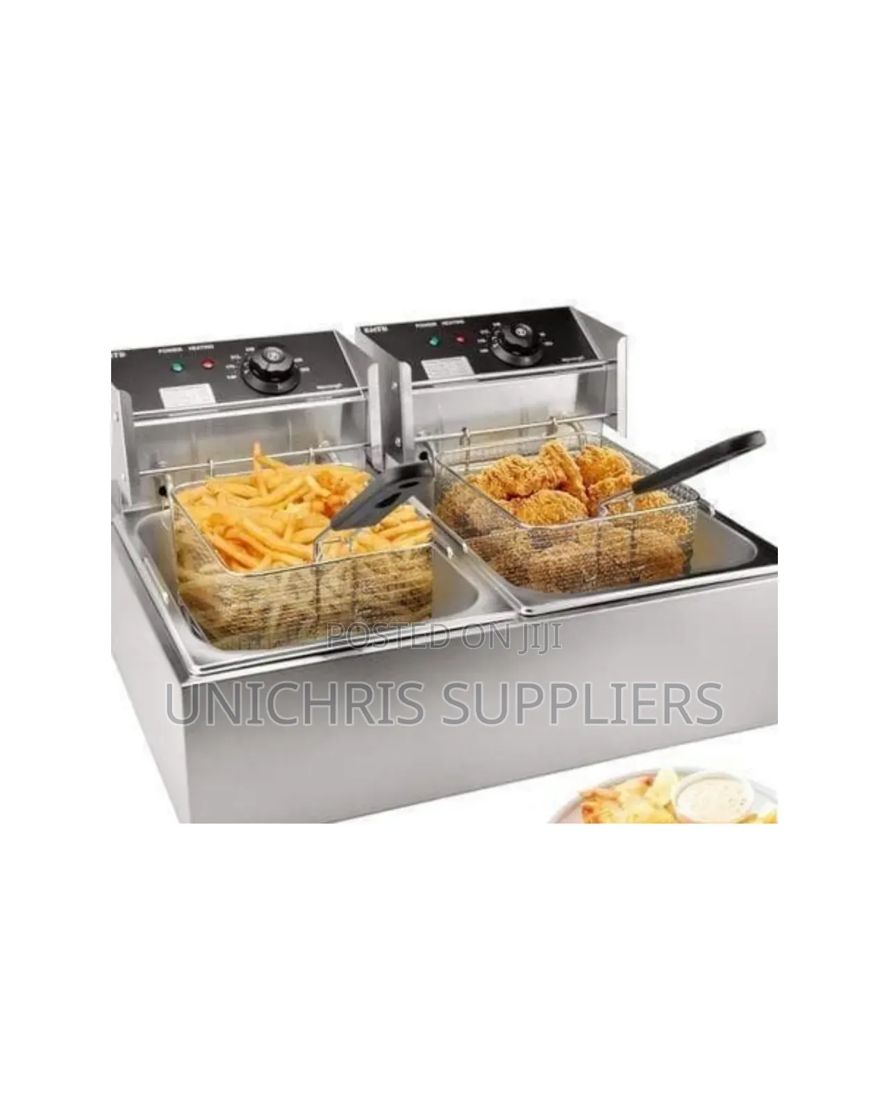 Electromate 12Litre Double Deep Fryer
