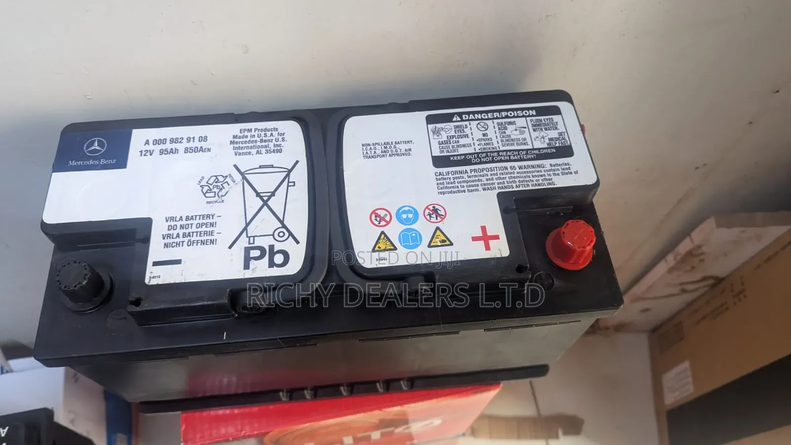 Mercedes Benz Din100Mf (12v 95Ah) A.G.M OEM Battery Made in U.S.A