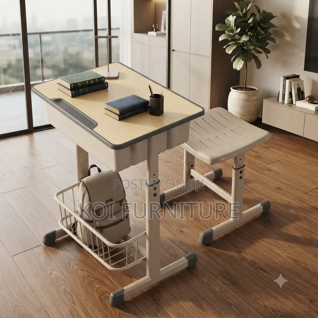 Home Desk; Schooling JHome Adjustable Desk Chair Set