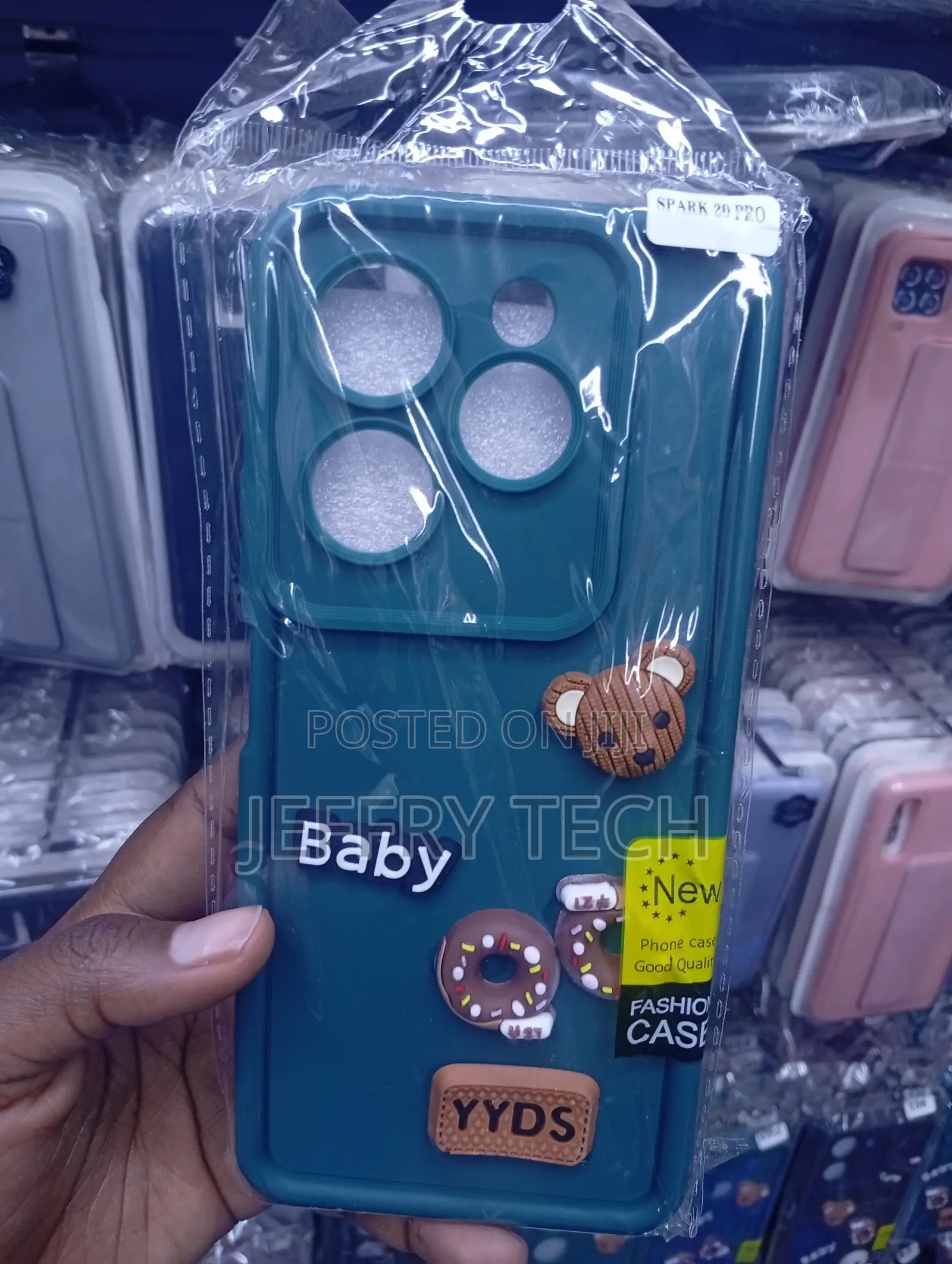 Tecno Spark 20 Pro Green TPU Case