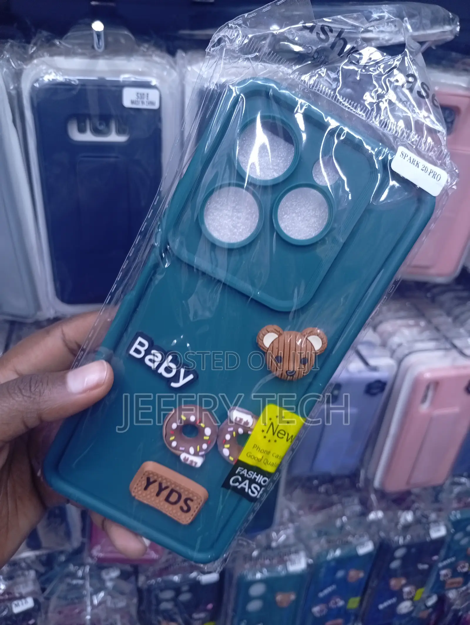 Tecno Spark 20 Pro Green TPU Case