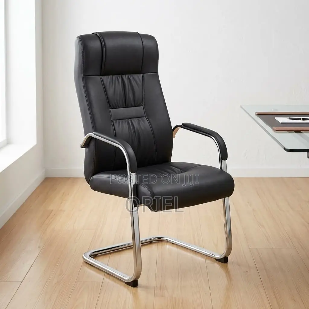 Office Visitor Chair : PU Leather Conference Chair