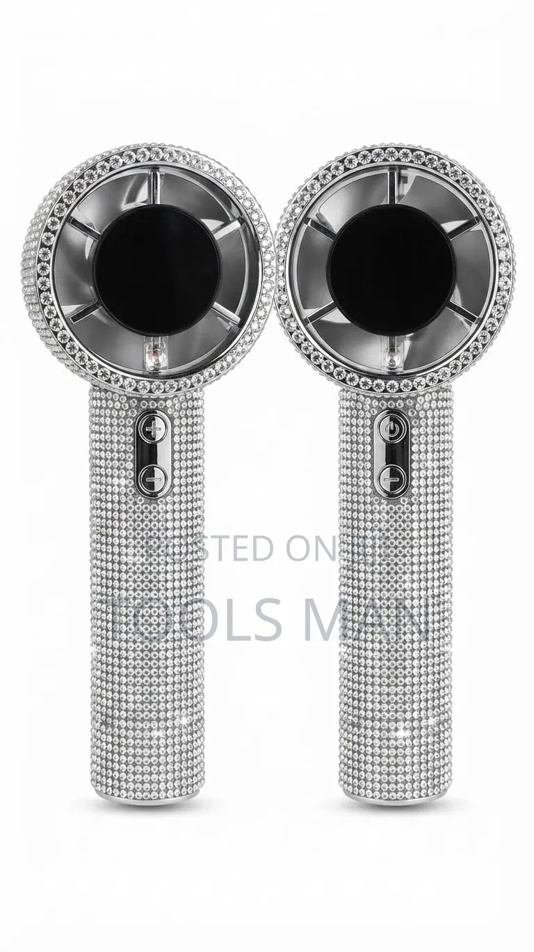 Luxury Bling Crystal Diamond Hair Dryer - Professional Blower.