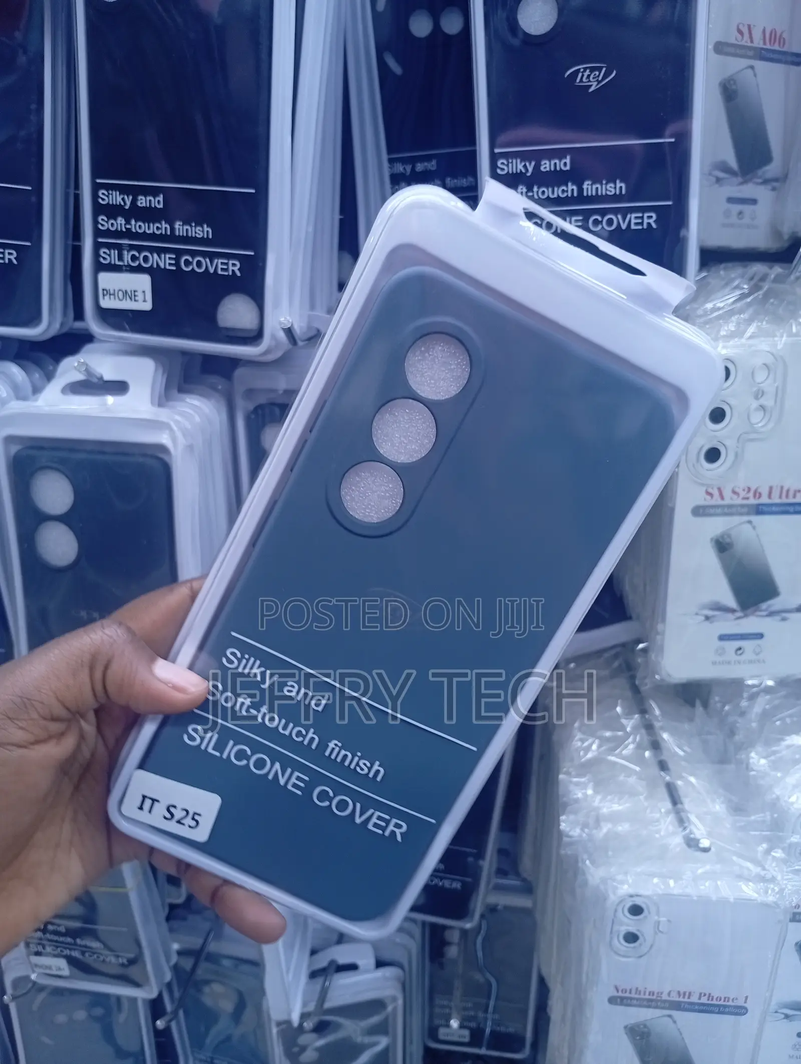 Itel S25 Silicone Phone Case Featuring a "Silky and Soft-Touch Finish