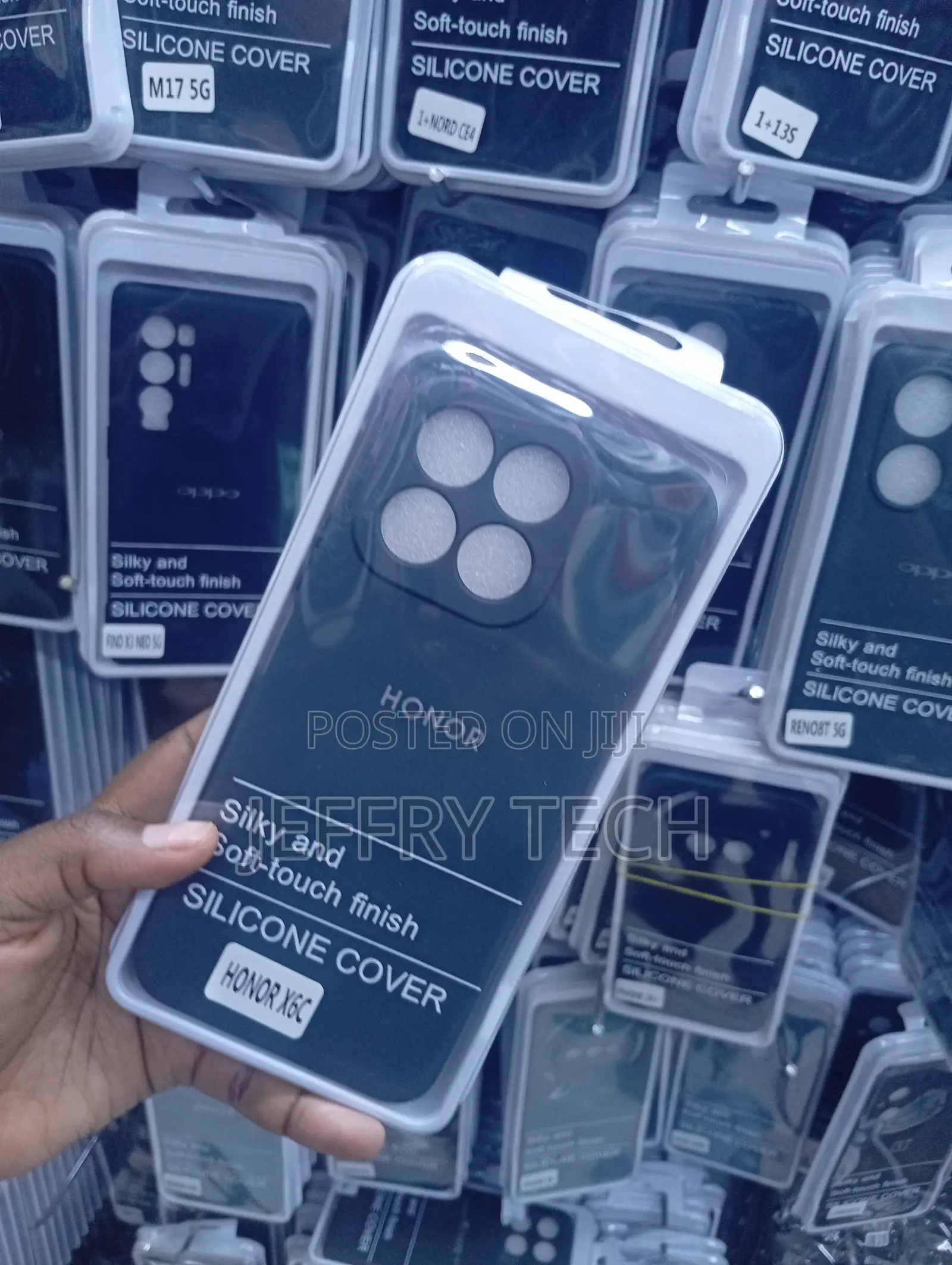 Honor X6c Dark Blue Silicone Protective Phone Cover