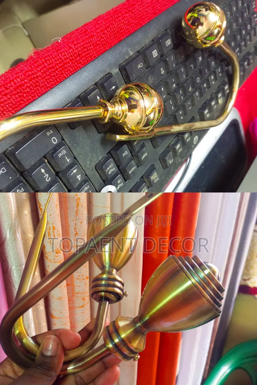 Gold and Silver Flexible Wall Holders