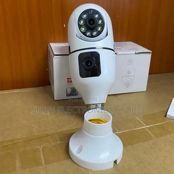 Real-Time Live Streaming Camera 1080P Wi-Fi, 360° View, Two-Way Audio