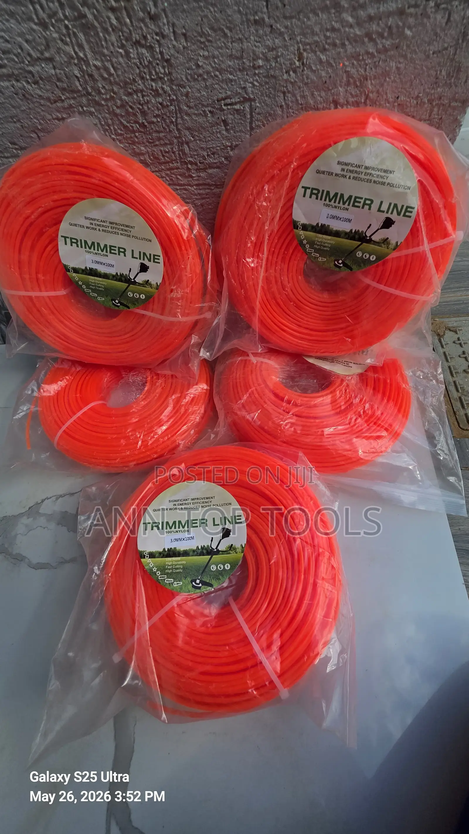 3 by 100 Metres Brush Cutter Trimmerline
