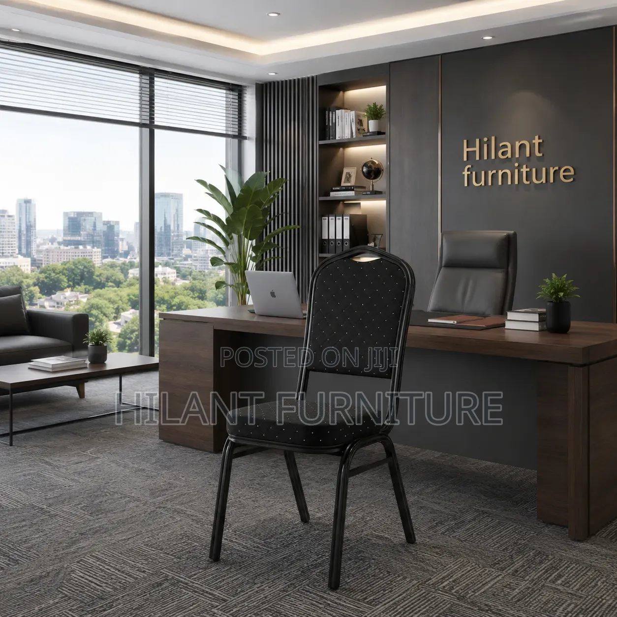 Black Conference Banquet Chair