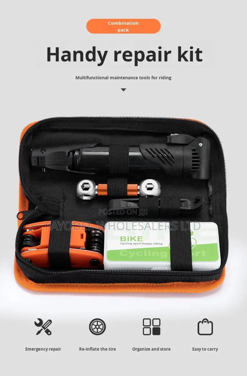 Complete Bicycle Repair Tool Kit