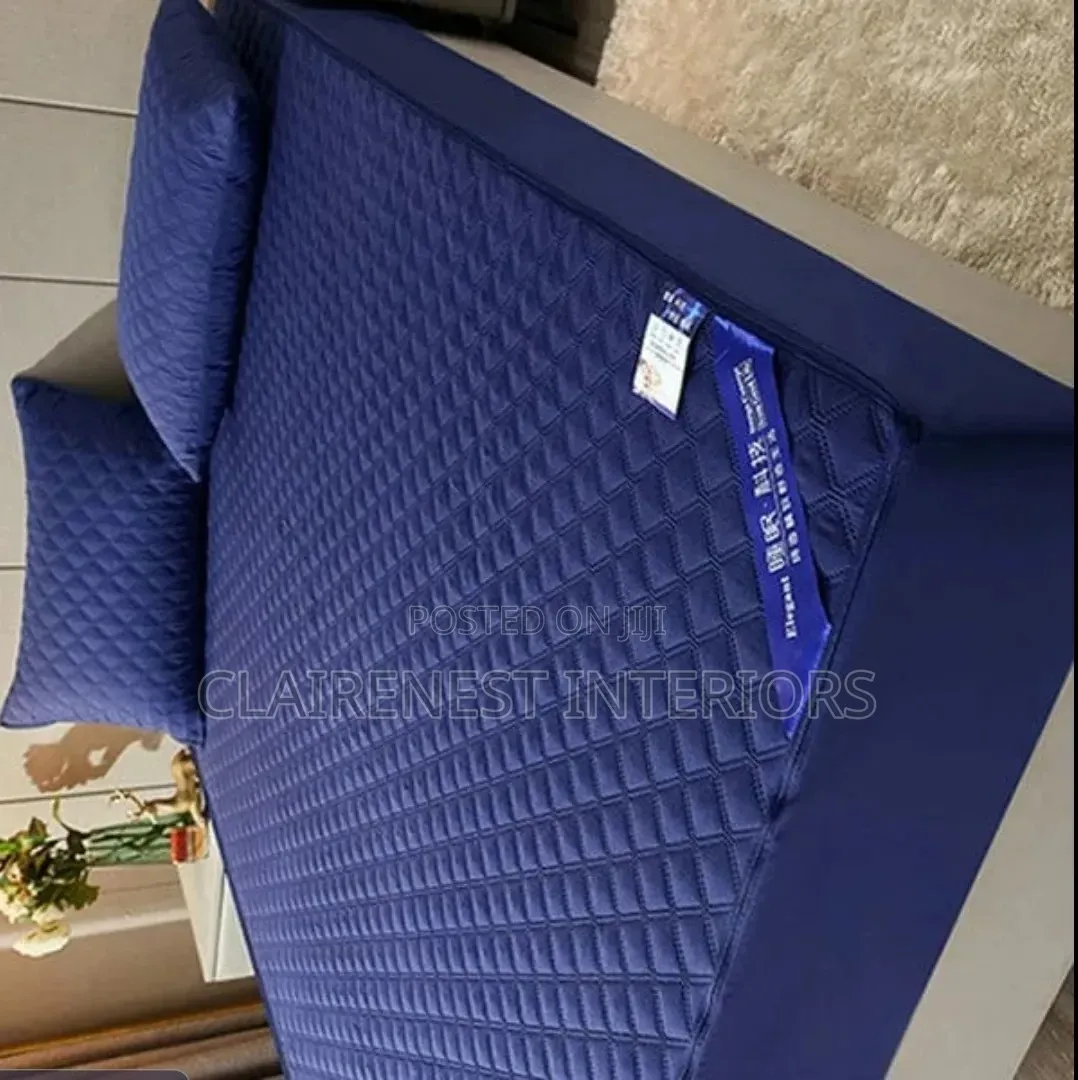 Navy Blue, White and Grey Comfortable Waterproof Mattress Protectors