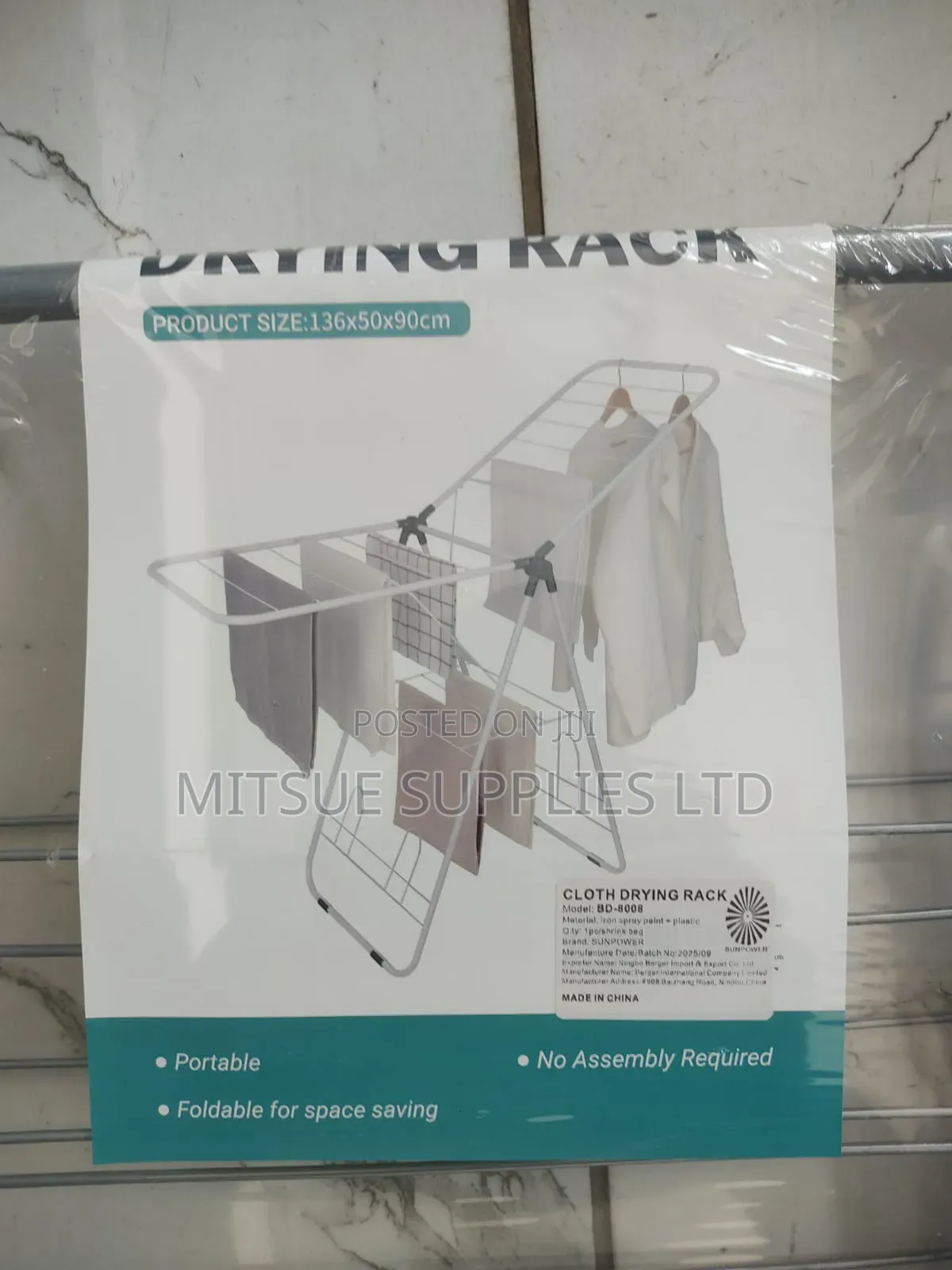 Indoor/Outdoor Aluminium Cloth Drying Rack
