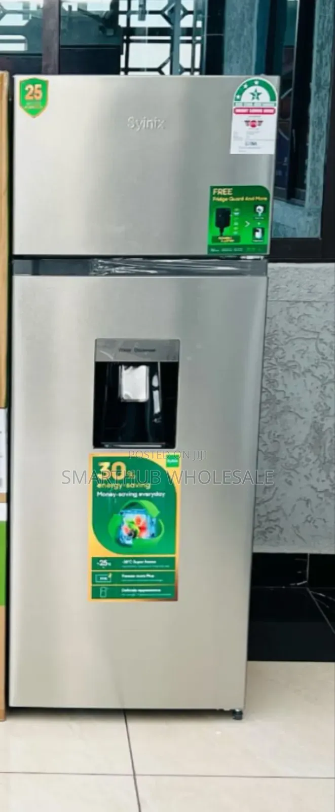 Syinix 210 LTRS Double Door Fridge With Water Dispenser
