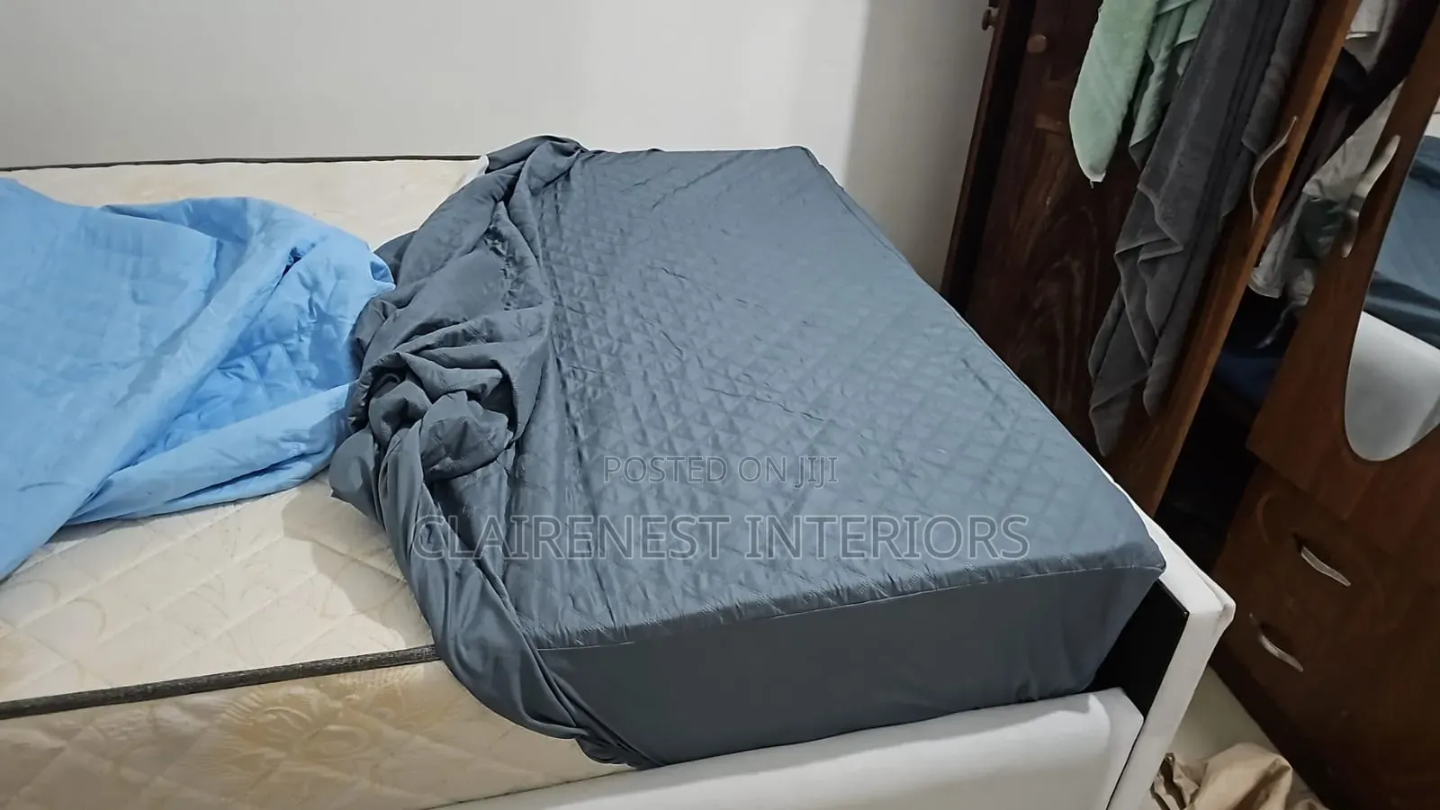 White and Grey Sleep Shield Waterproof Mattress Protectors