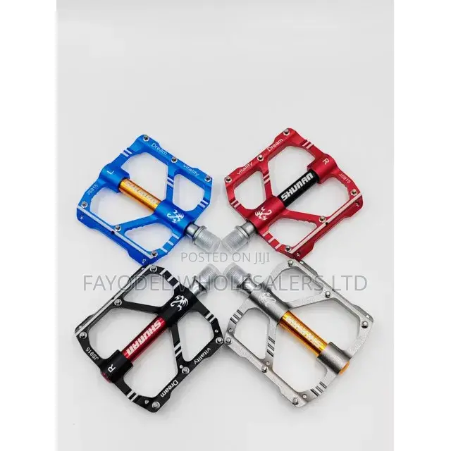 Shunan Aluminum Alloy MTB Bicycle Pedals - Anti-Slip Flat Platform
