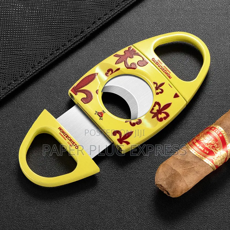 Round Double-Edged Alloy Cigars Cutter