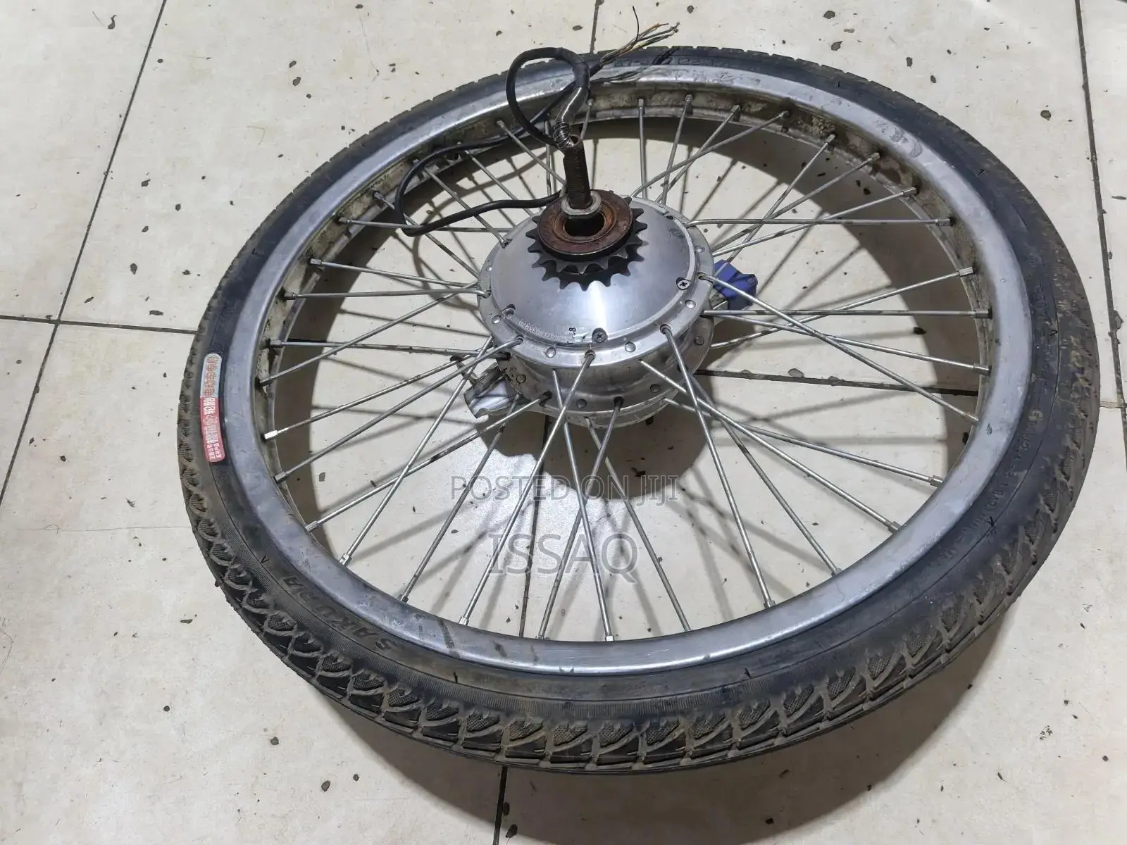 E-Bike Hub Drive Wheel. Complete