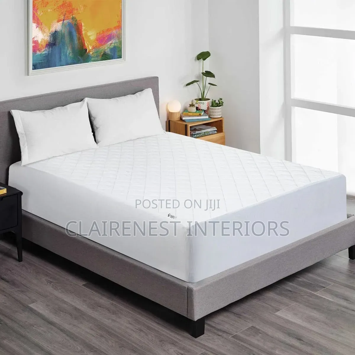 Plain White, Spill Blocked Waterproof Mattress Protectors