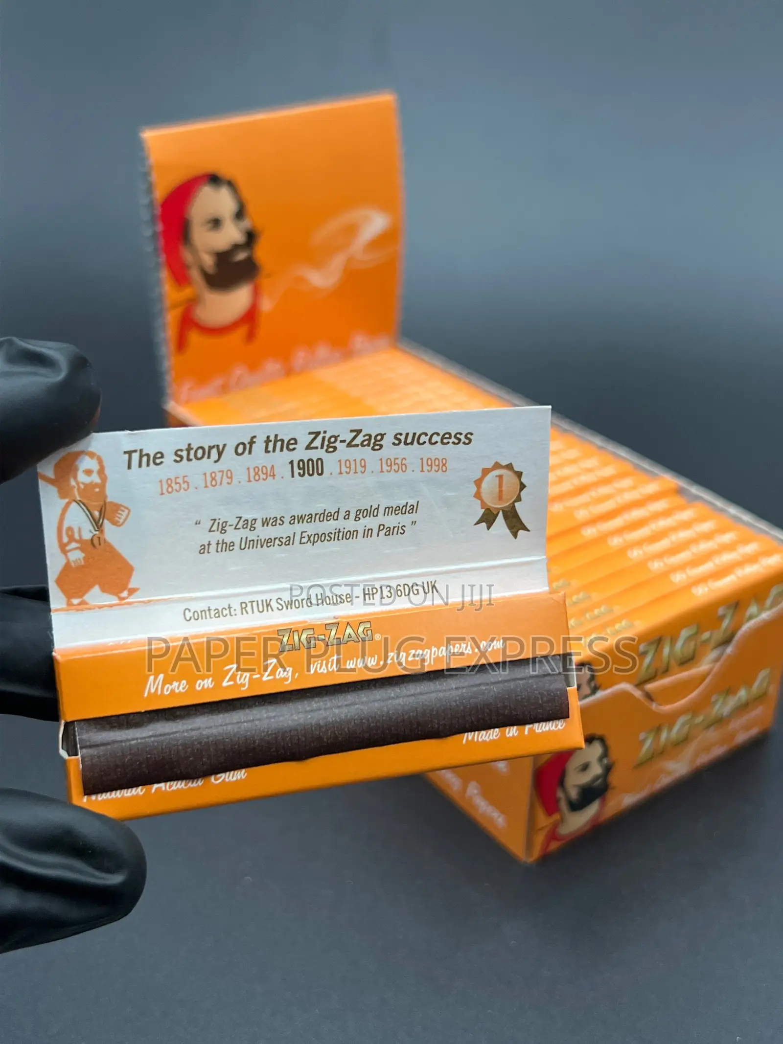 Zig-Zag Liquorice Dark Brown Chocolate Rolling Papers Regular Size