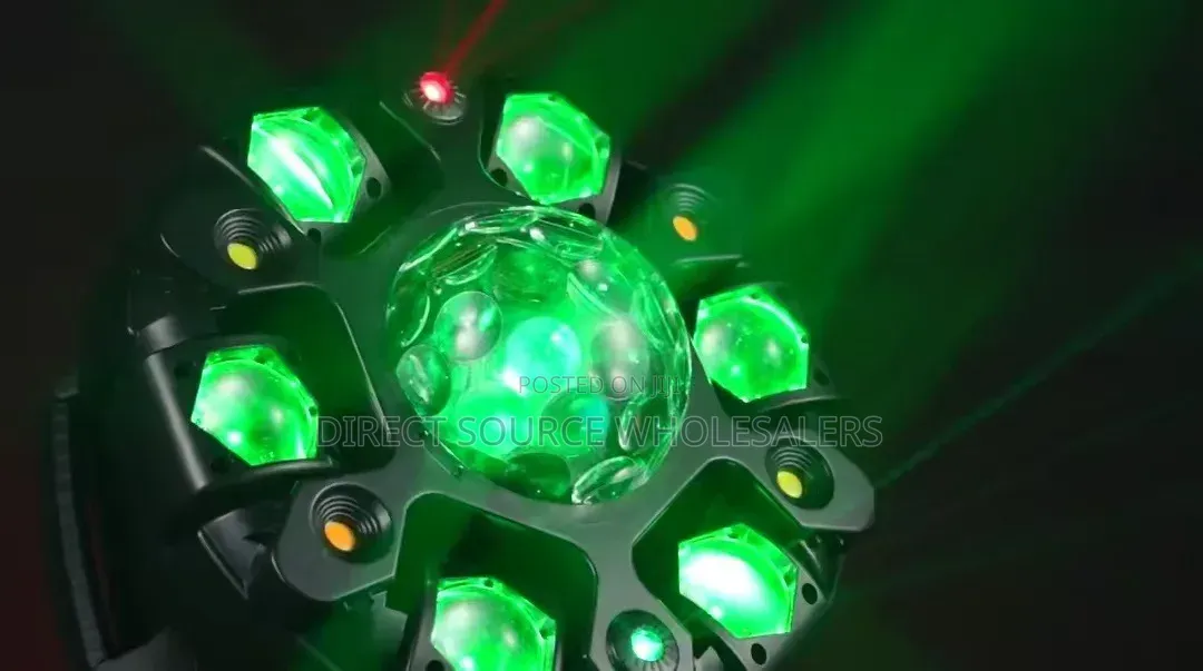 Magic Beam 6-Arms Moving Head Stage Light 150W RGBW DMX DJ Disco Party