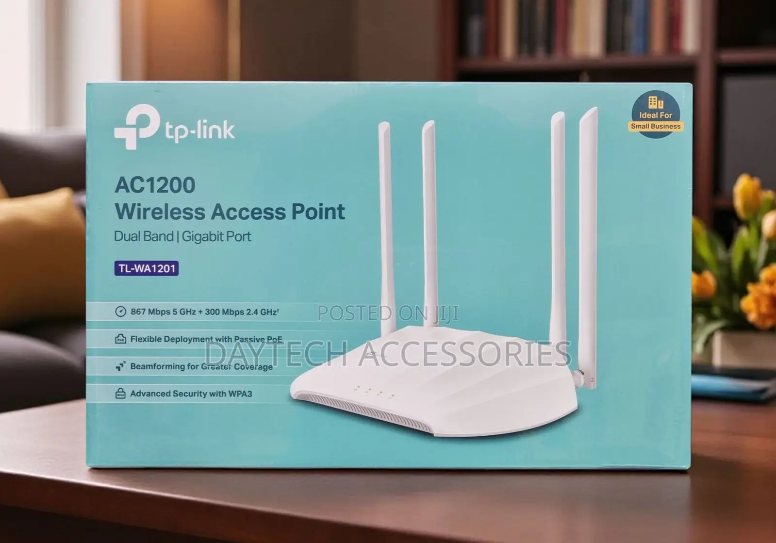 TP-Link TL-WA1201 AC1200 Dual Band Wireless Access Point Router.