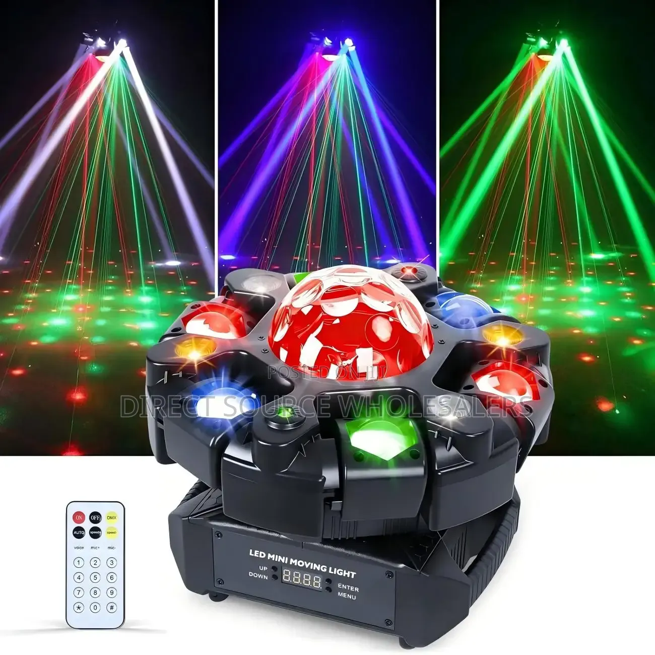 Professional 6-Arm RGBW Magic Beam Party Stage Lighting