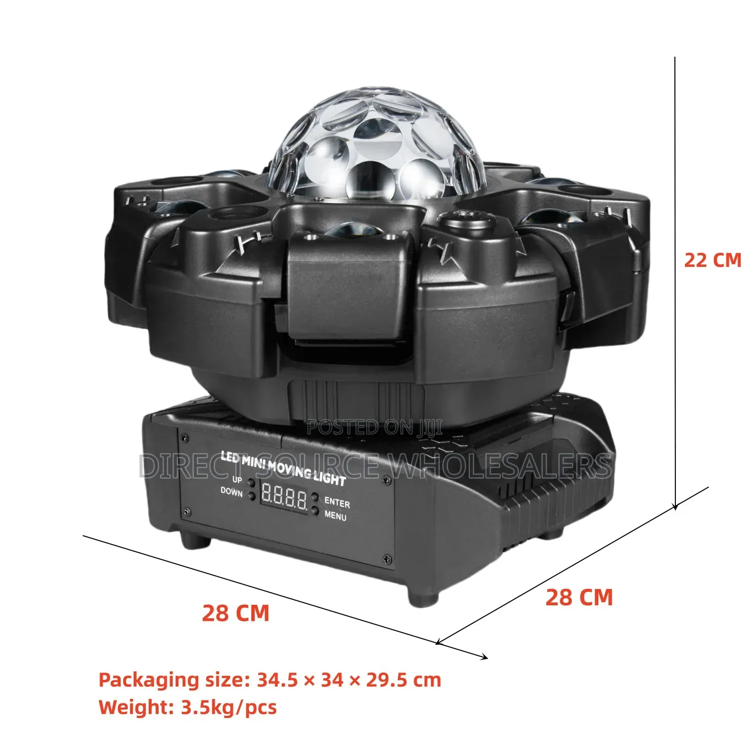 6-Head Spider Beam Moving Light for Church, Club Wedding