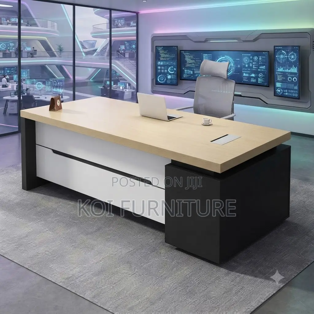 Office Desk; 1600MM Modernized Expansive Office Desk