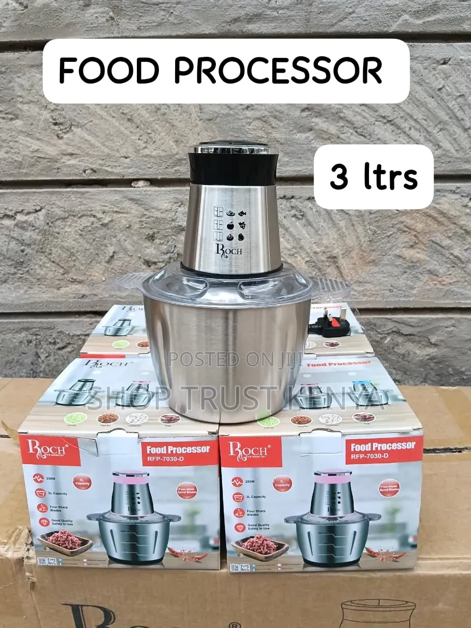 Roch 3litres Food Processor/ Chopper