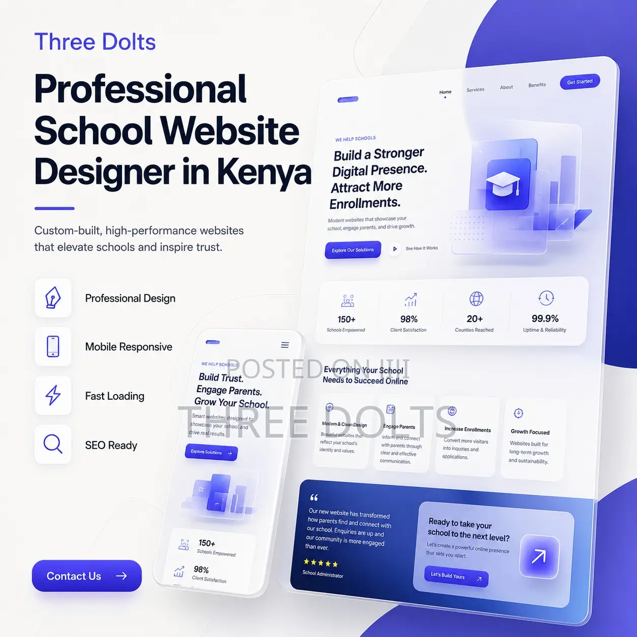 Professional School Website Designer in Kenya