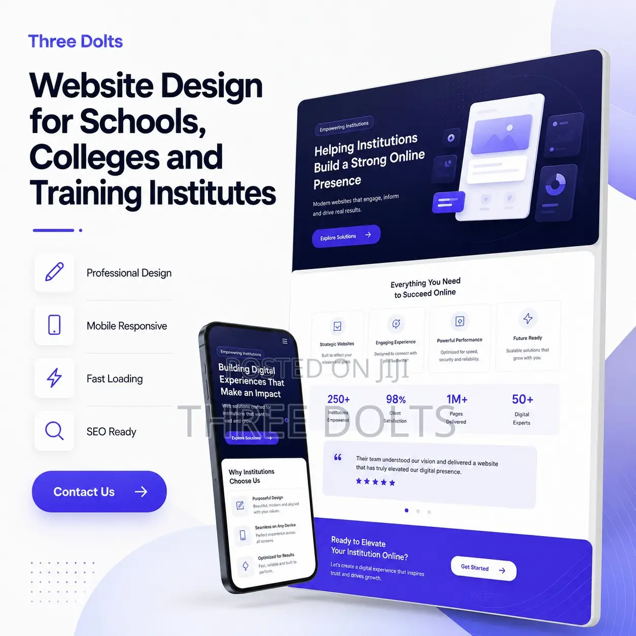 Website Design for Schools, Colleges and Training Institutes