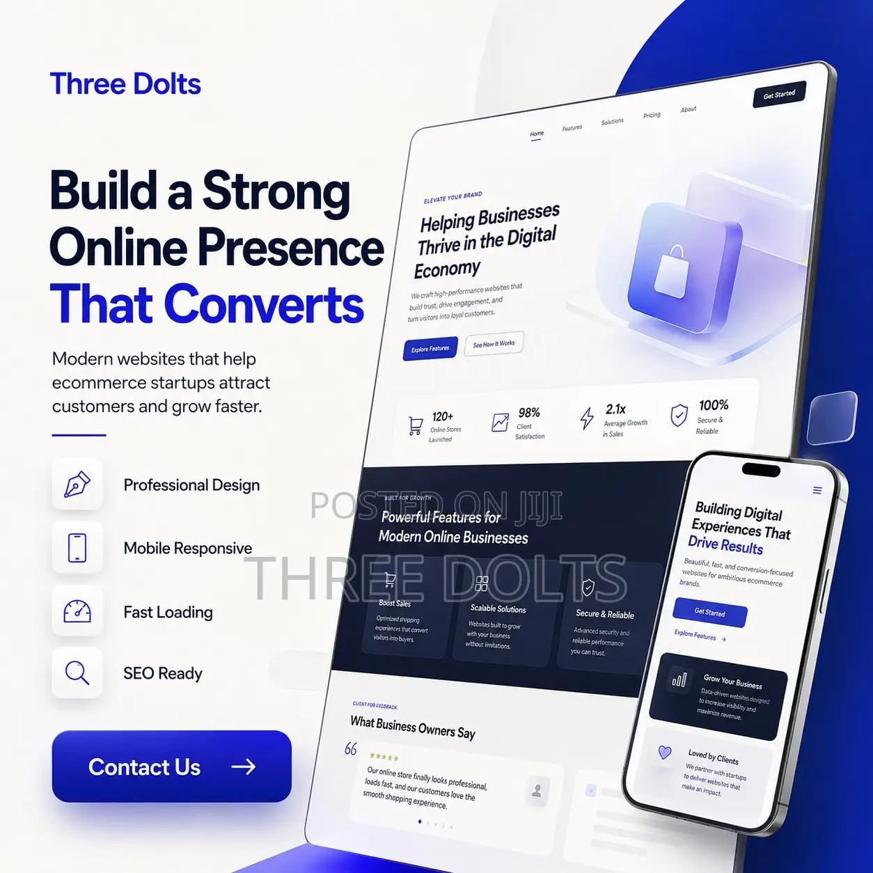 Professional Website Development for Ecommerce Startups