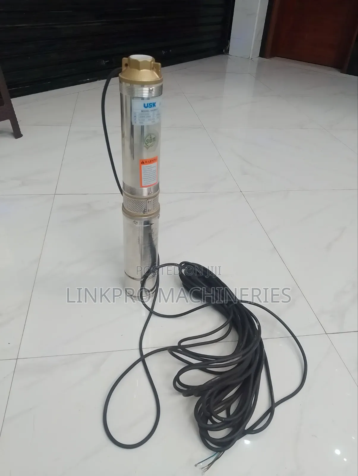0.5hp Usk Deep Well Submersible Pump 49-53 Metres Head
