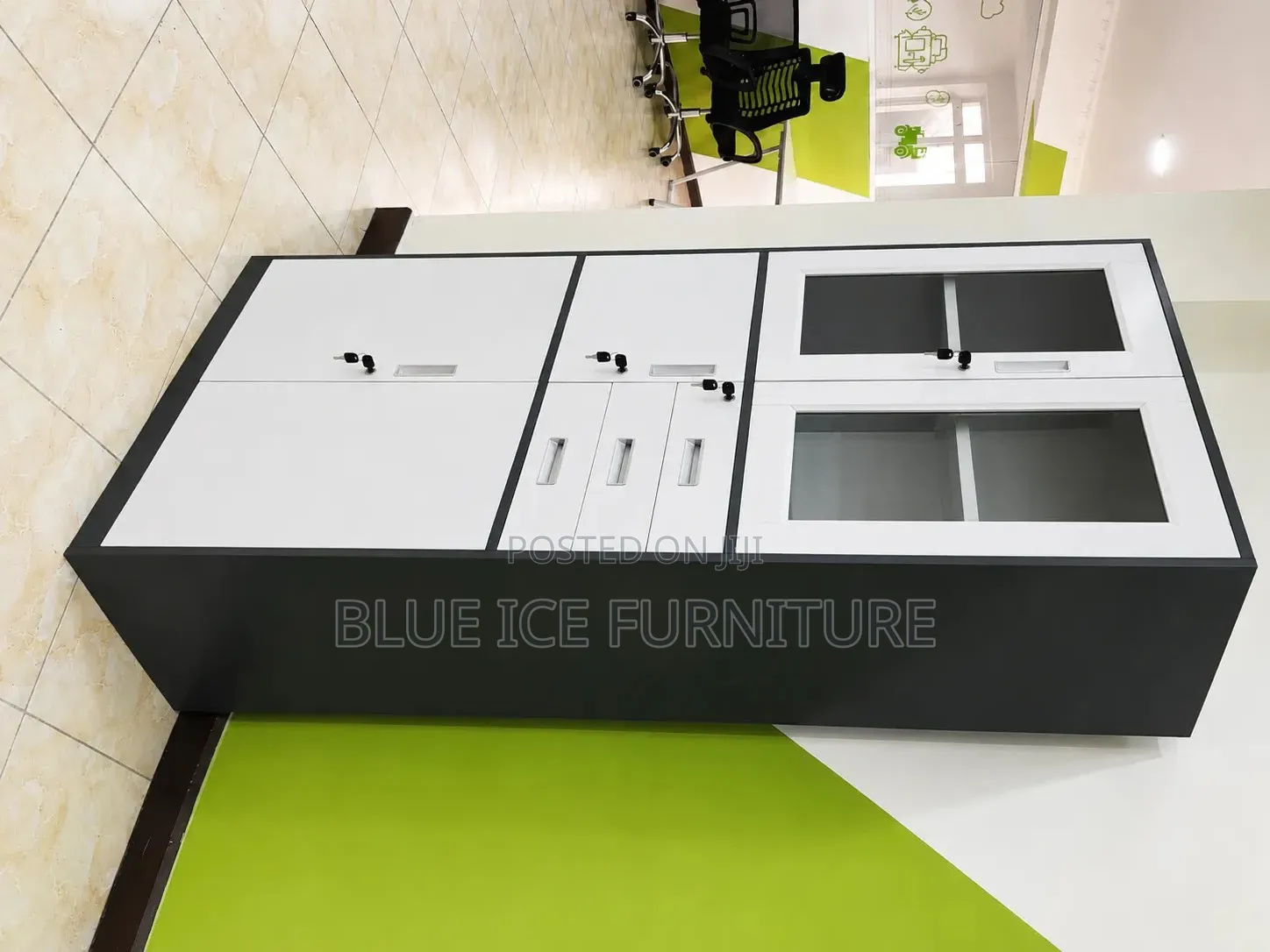 Executive Heavy Duty Storing Cabinet With Drawer Safe Box