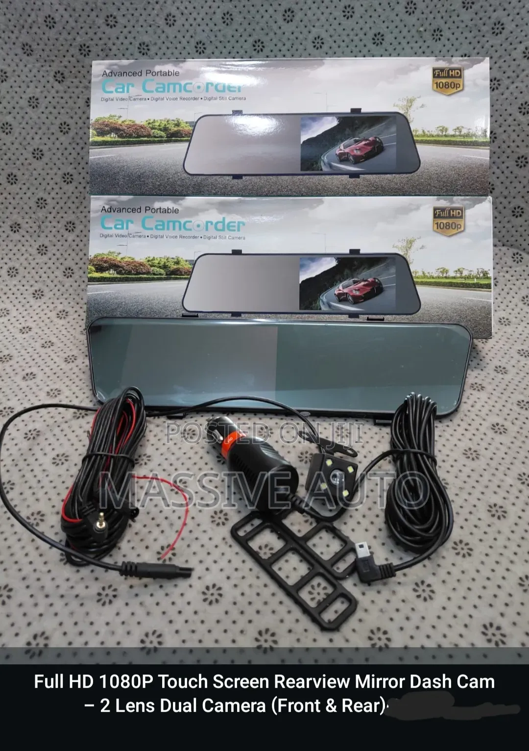 2 Lens Dual Camera/ 2in 1 Dashcam