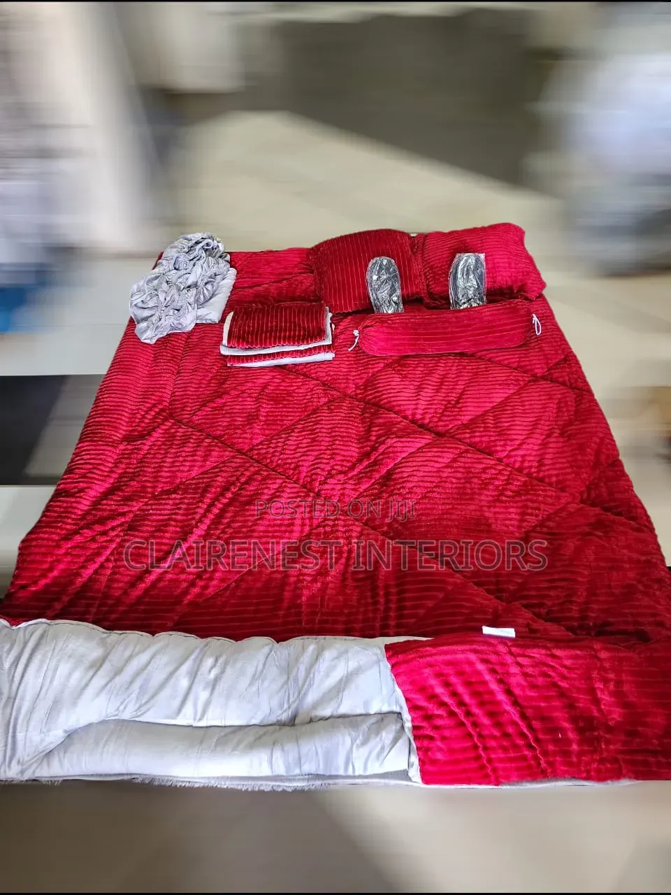 Purple and Red Soft Enough Velvet Duvets