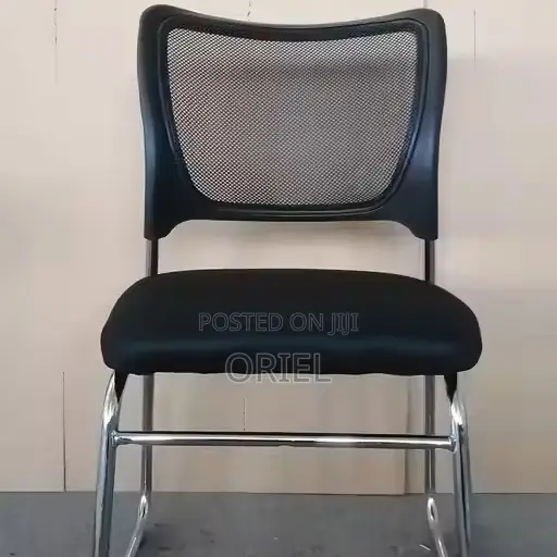 Office Chair : Armless Office Visitor Waiting Chair