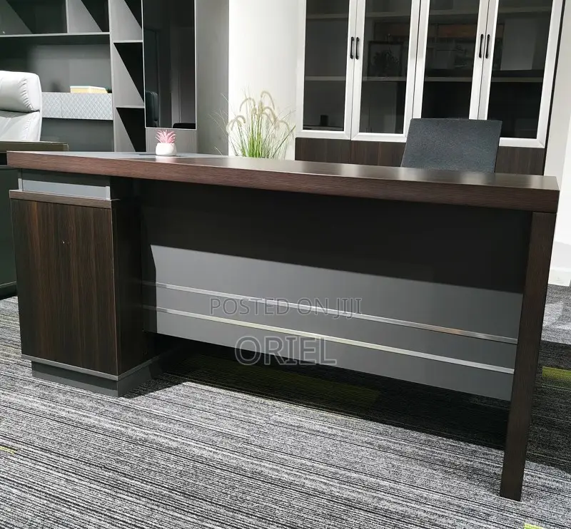 Office Desk : 180CM Imported Executive Office L-Shaped Desk