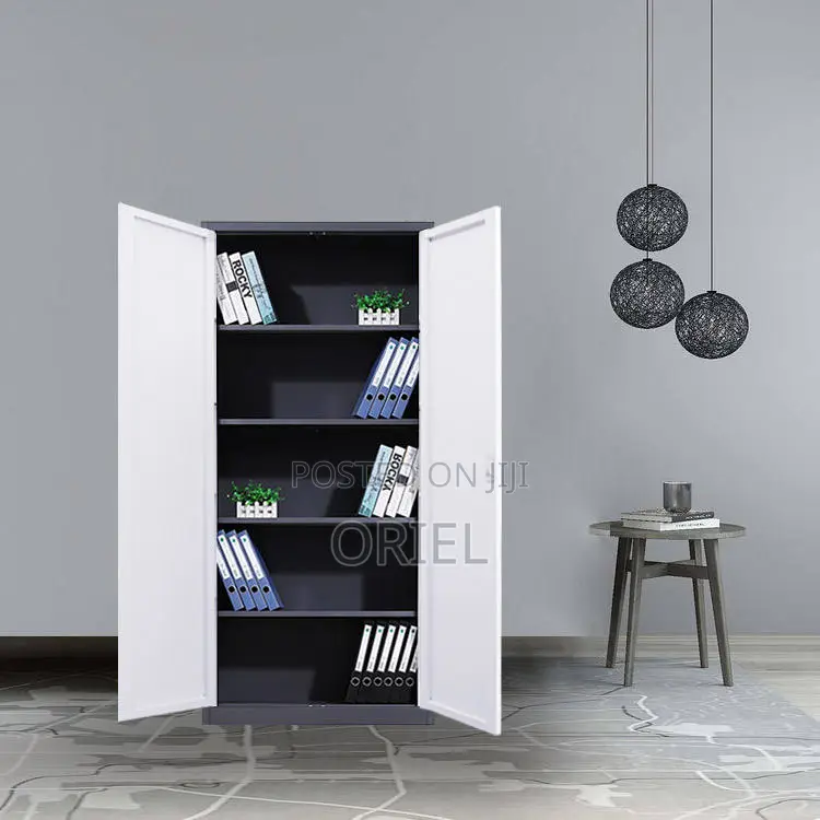 Office Cabinet : Lockable Two-Door Steel Filing Cabinet